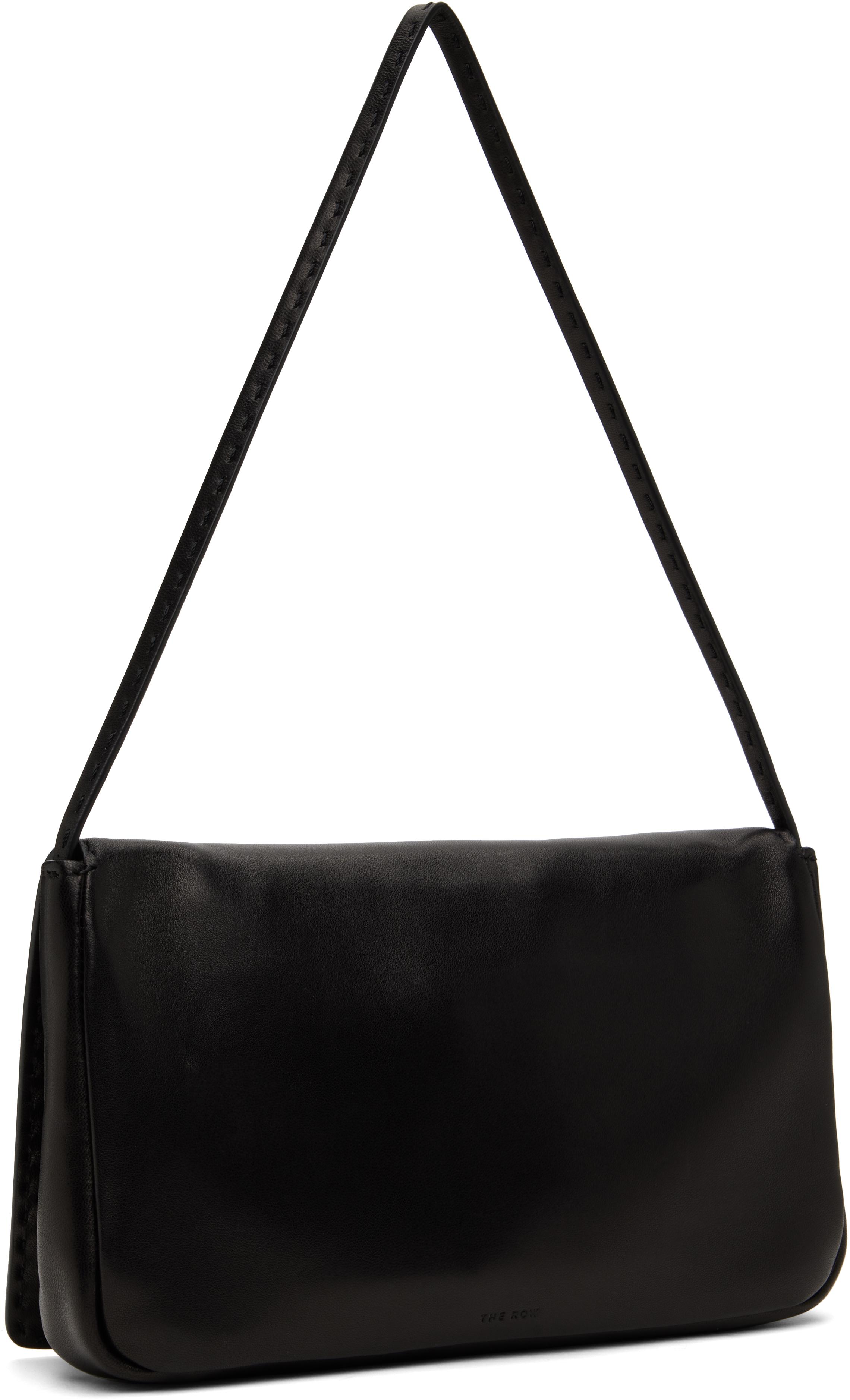 【THE ROW 】ザロウ Nuance Shoulder Bag in Leather バッグ The Row Nuance Shoulder Bag in Black Ans | FWRD