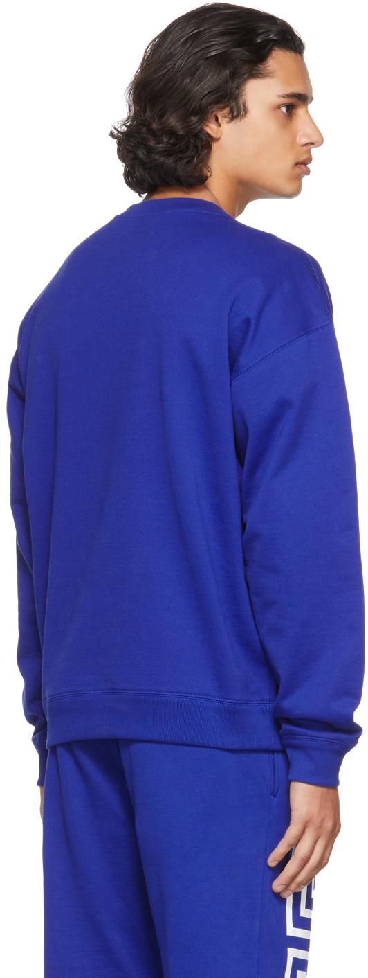 versace sweatshirt blue