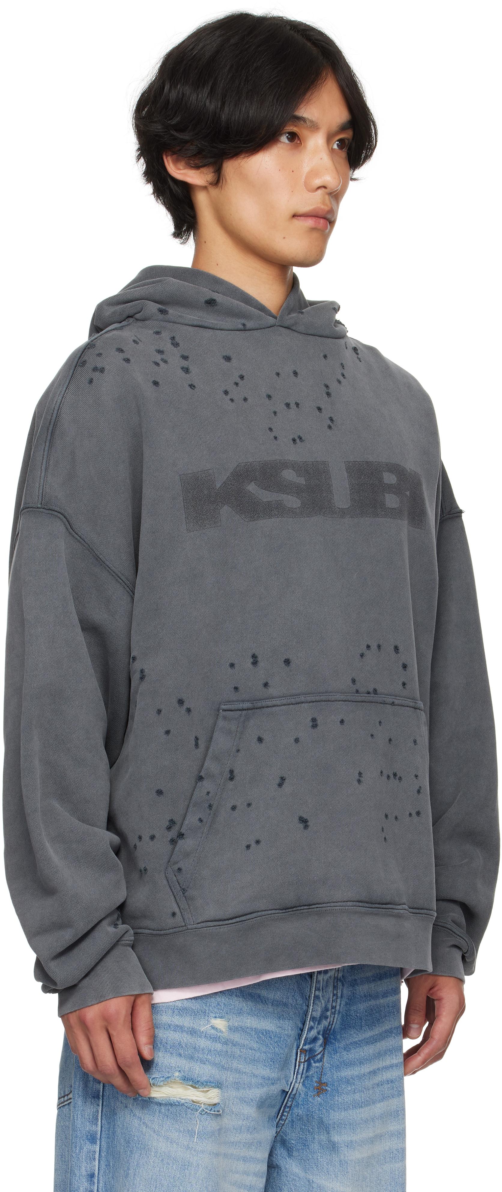 【KSUBI】ジップアップパーカーstinger ekcess zip hoodie grey Ksubi Stinger Ekcess Grey Marle Zip Hoodie – Puffer Reds