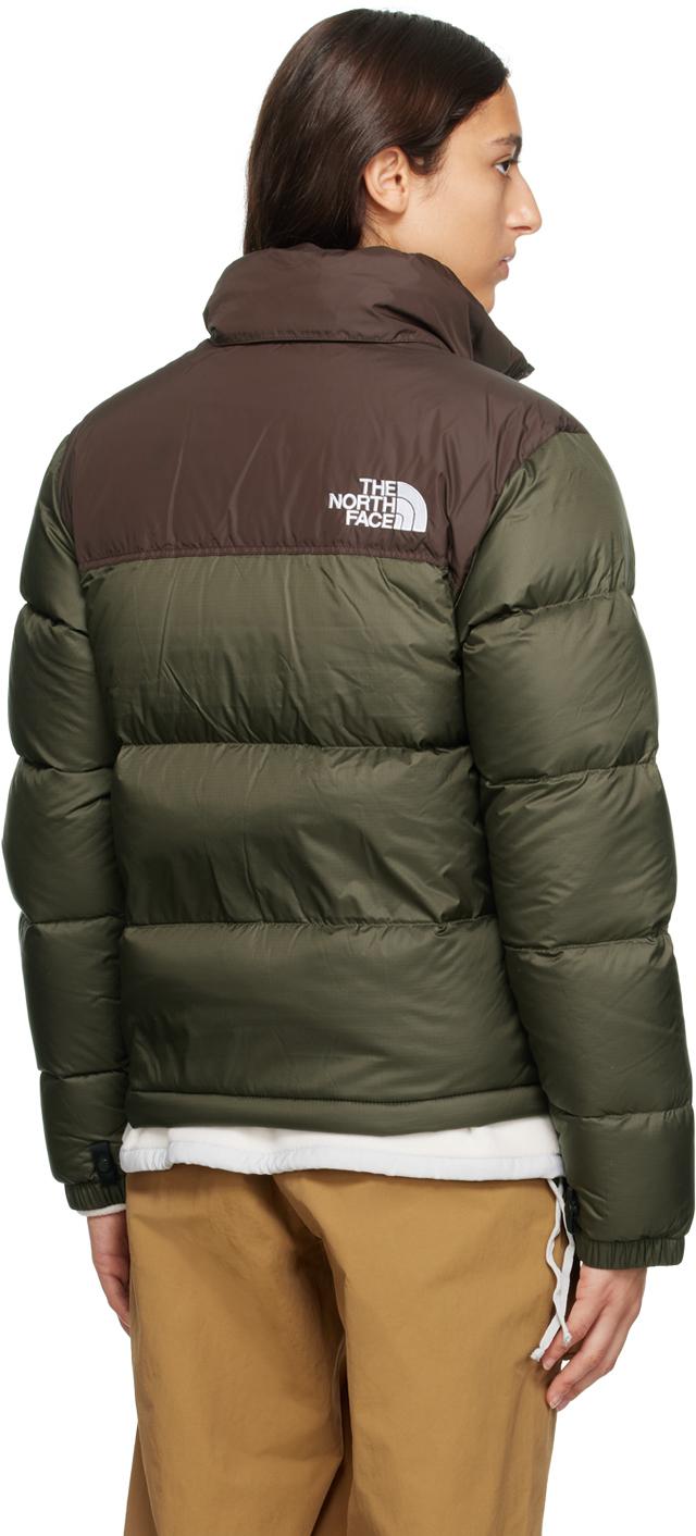The North Face カーキ 1996 レトロ ヌプシ ダウンジャケット グリーン
