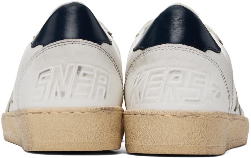Golden Goose White Black Ball Star Sneakers for Men Lyst UK