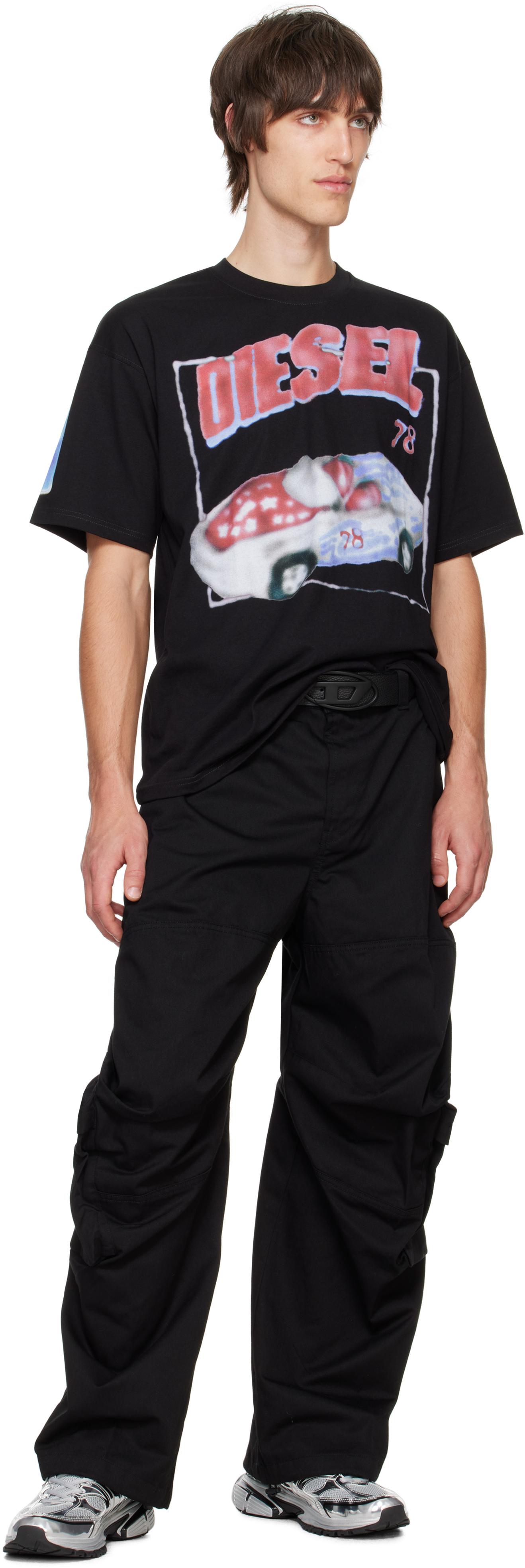 メンズ DIESEL P-arne-a カーゴパンツ ブラック | Lyst