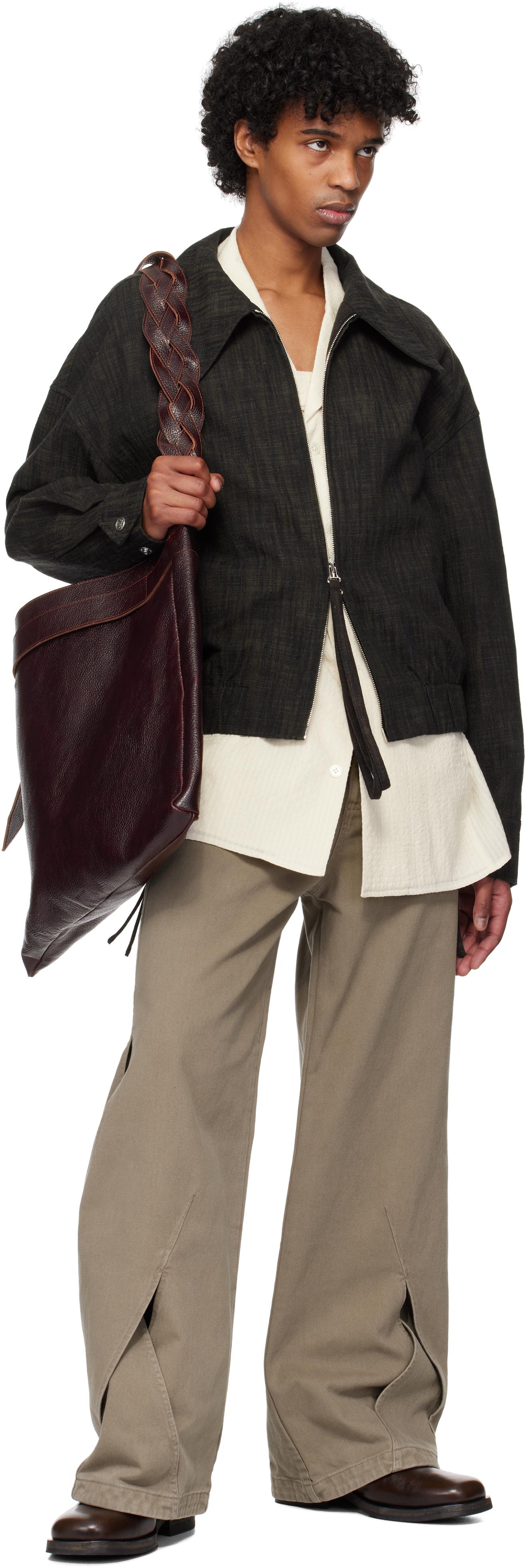 NULLUS Large Braided Strap Tote in Black for Men | Lyst