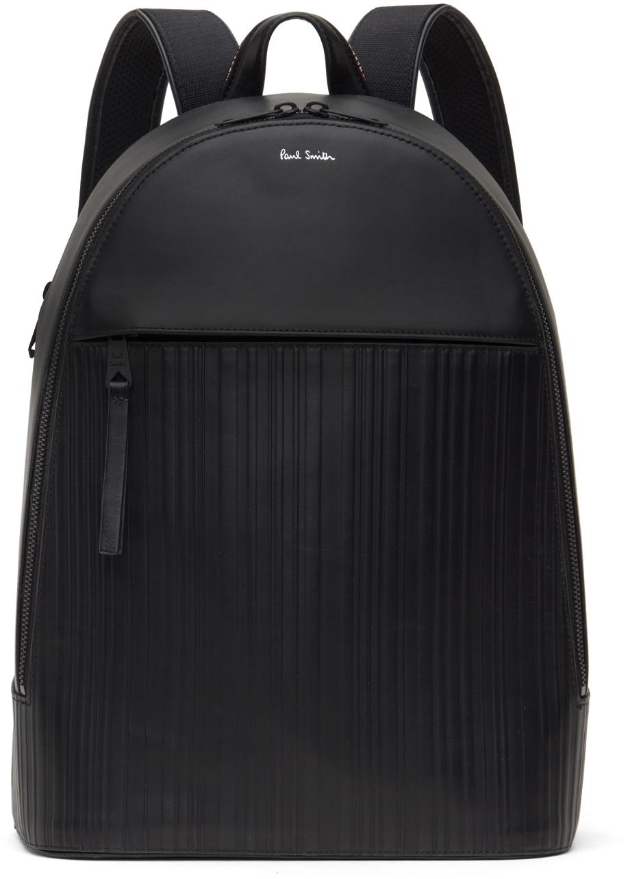 【極美品】Paul Smith 黒 レザー リュック 極美品 ポールスミス リュックサック ブラック｜Yahoo!フリマ