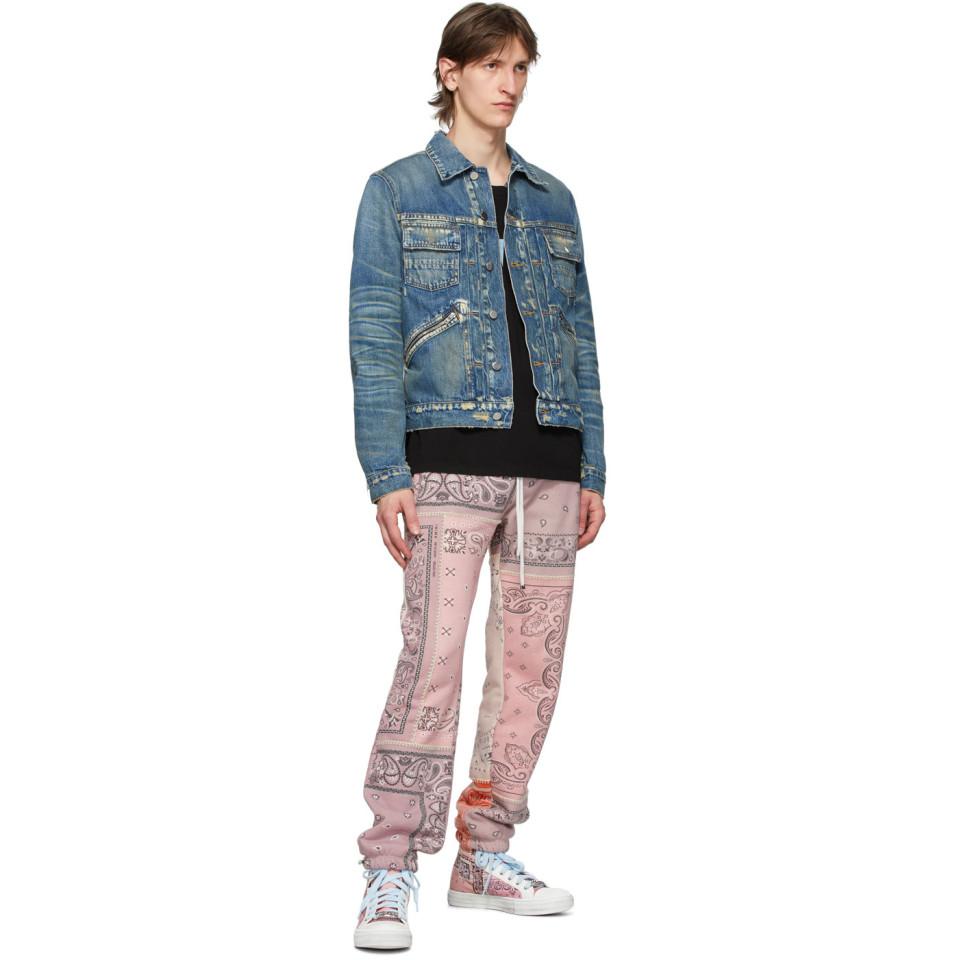 Amiri Pink Bandana Reconstructed 