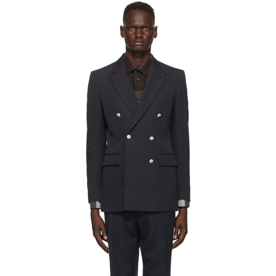 burberry double breasted blazer