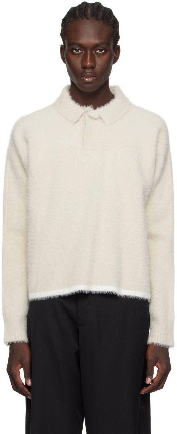 Jacquemus White Le Papier 'La Maille Pau' Cardigan