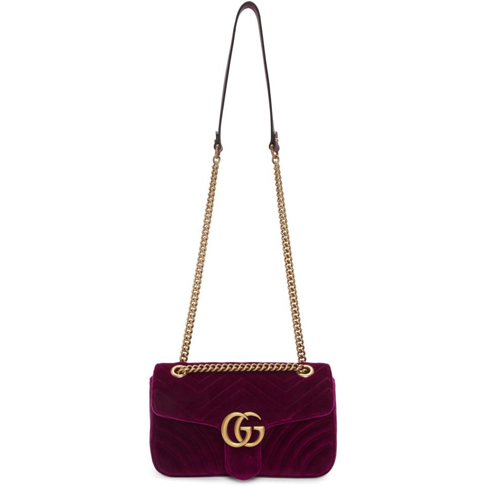 sac gucci violet
