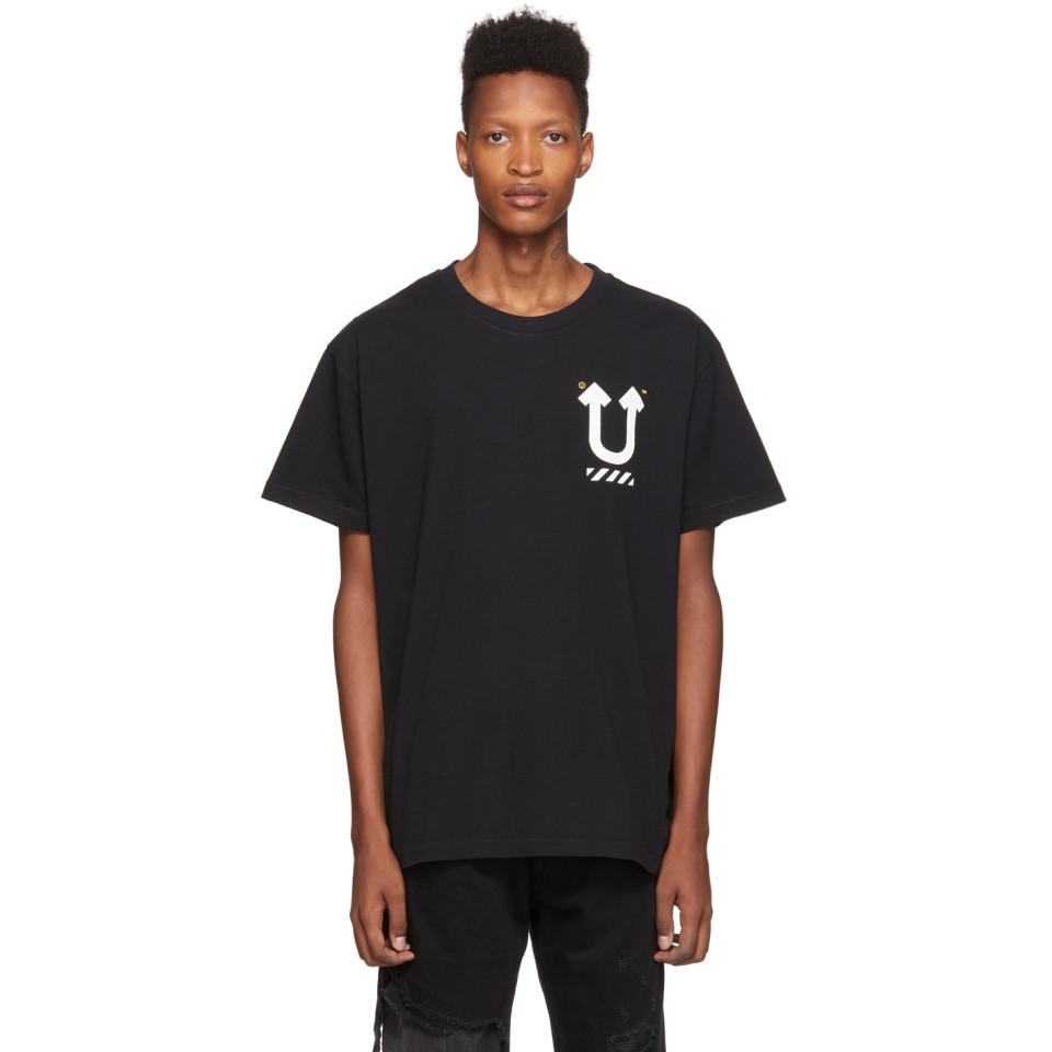 Off-White c/o Virgil Abloh Cotton Black Undercover Edition Skeleton Dart  Arrows T-shirt for Men | Lyst