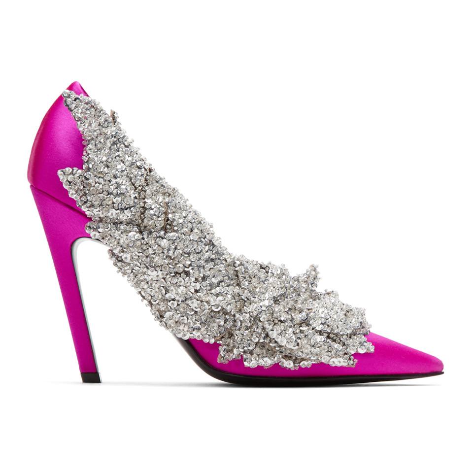 balenciaga crystal pumps
