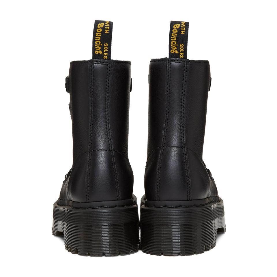 Dr. Martens Leather Black Trevonna Boots | Lyst