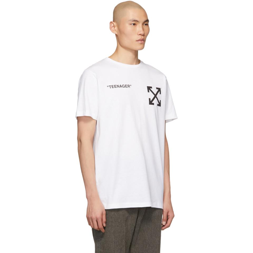 off white t shirt bart