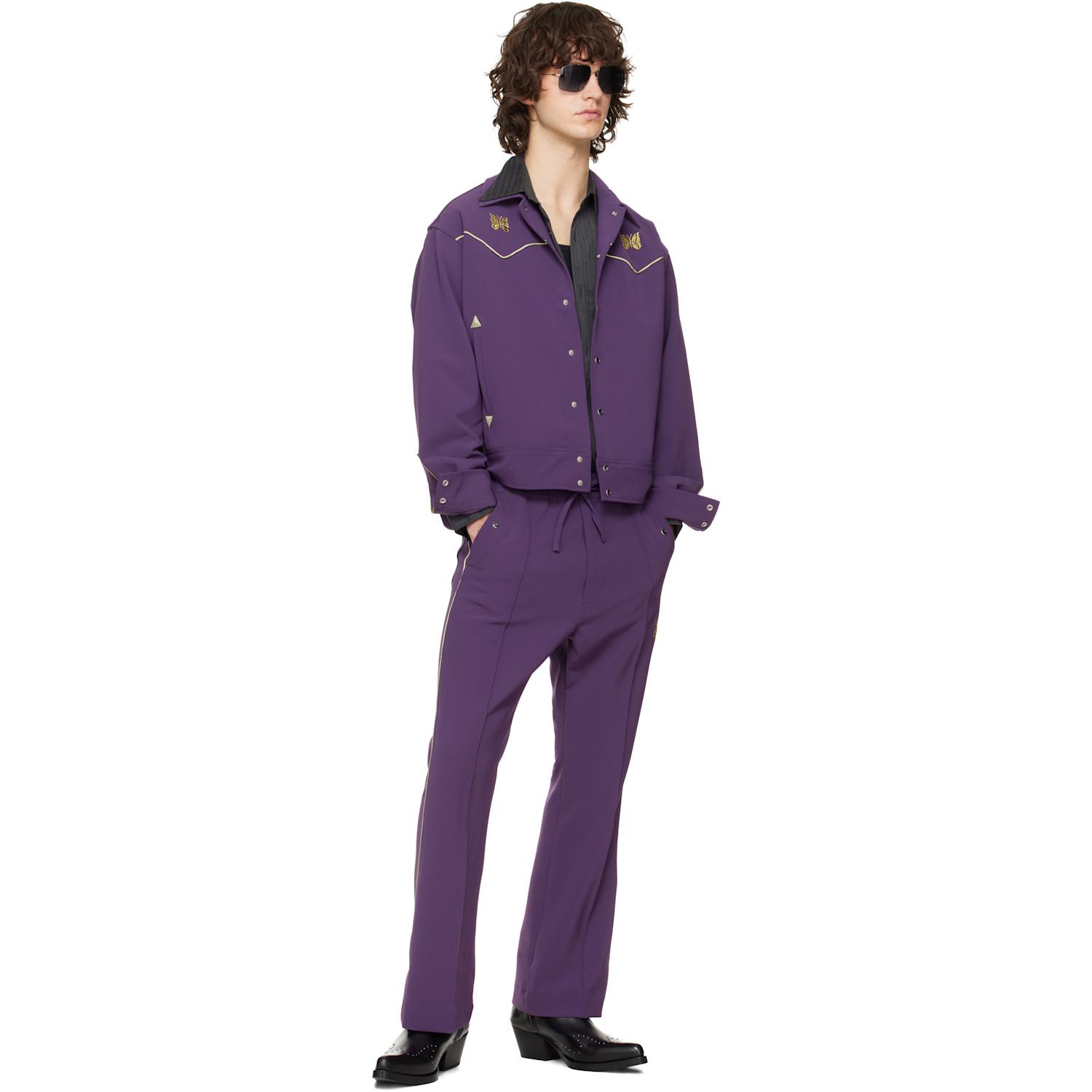 Needles Piping Cowboy Jacket in Purple for Men | Lyst