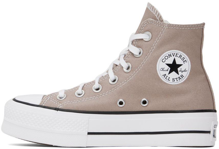 Converse taupe femme sales