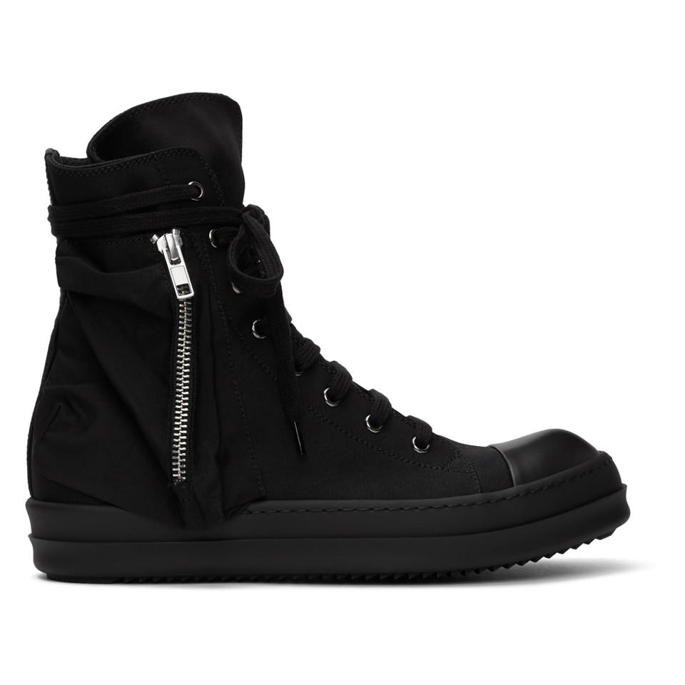 Rick Owens DRKSHDW Black Bauhaus Sneakers for Men | Lyst Australia
