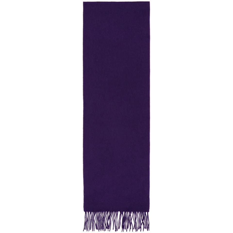 purple cashmere scarf