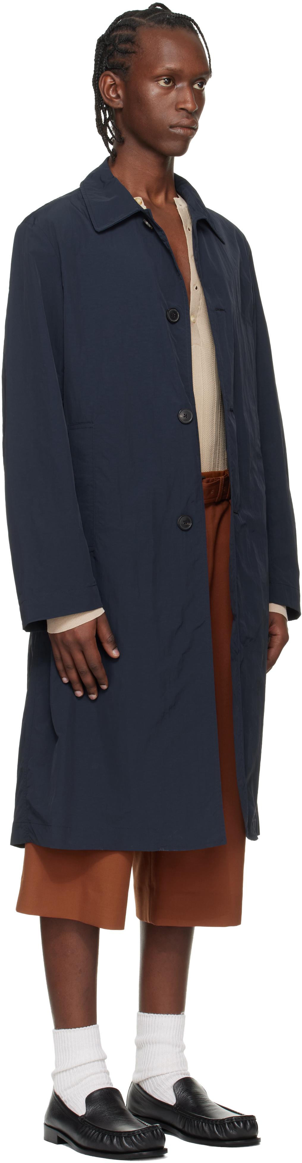 Dries Van Noten ロングコート DRIES VAN NOTEN Pinstriped wool-twill coat | NET-A-PORTER