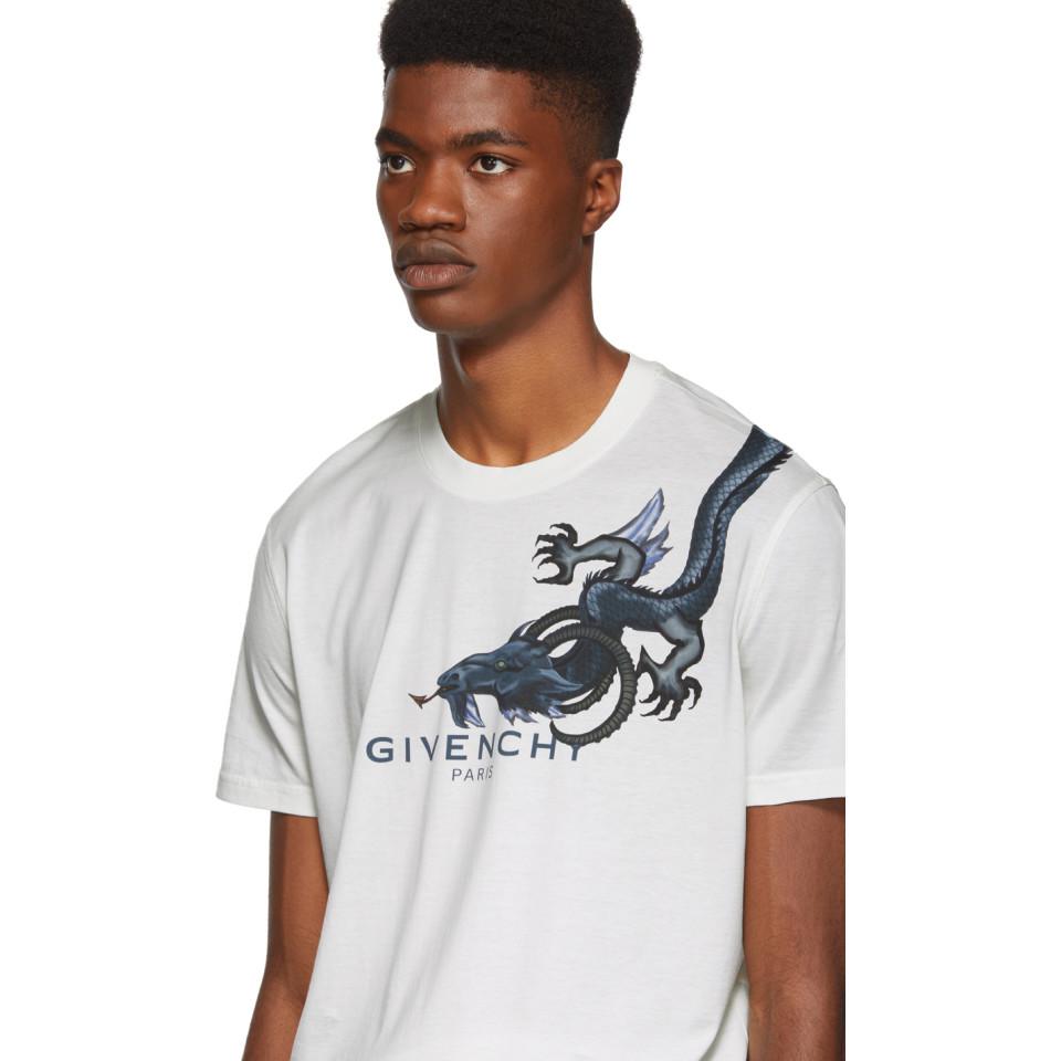 Givenchy Capricorn Short Sleeved T Shirt in Natural for Men | Lyst