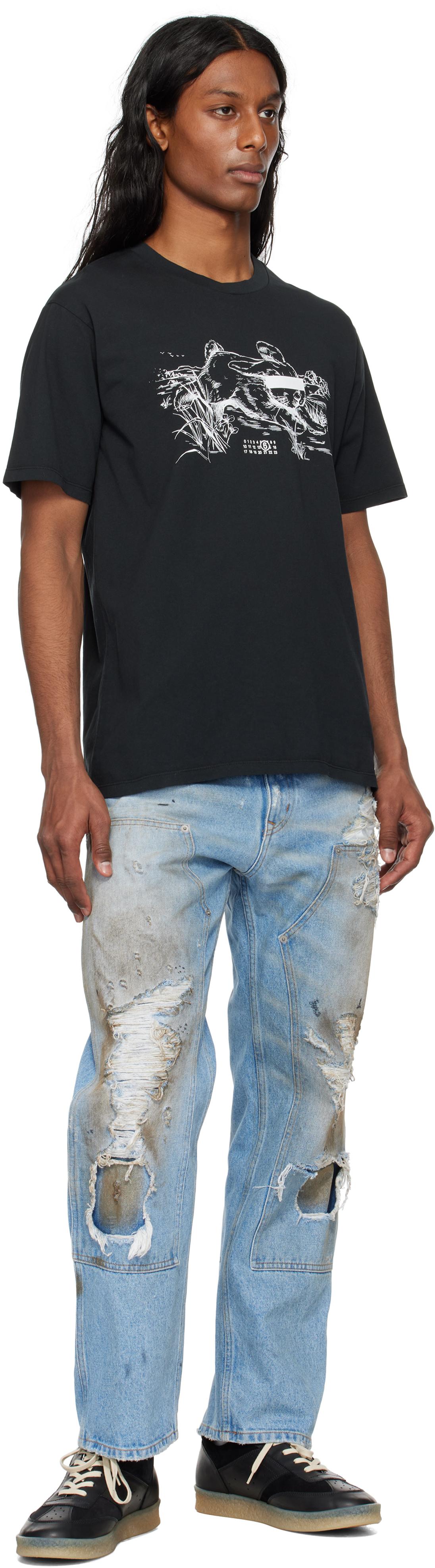 ☆MM6 Maison Margiela☆ Suis le lapin blanc・ラビットTシャツ MM6 by Maison Martin Margiela 'Suis Le Lapin Blanc' T-Shirt