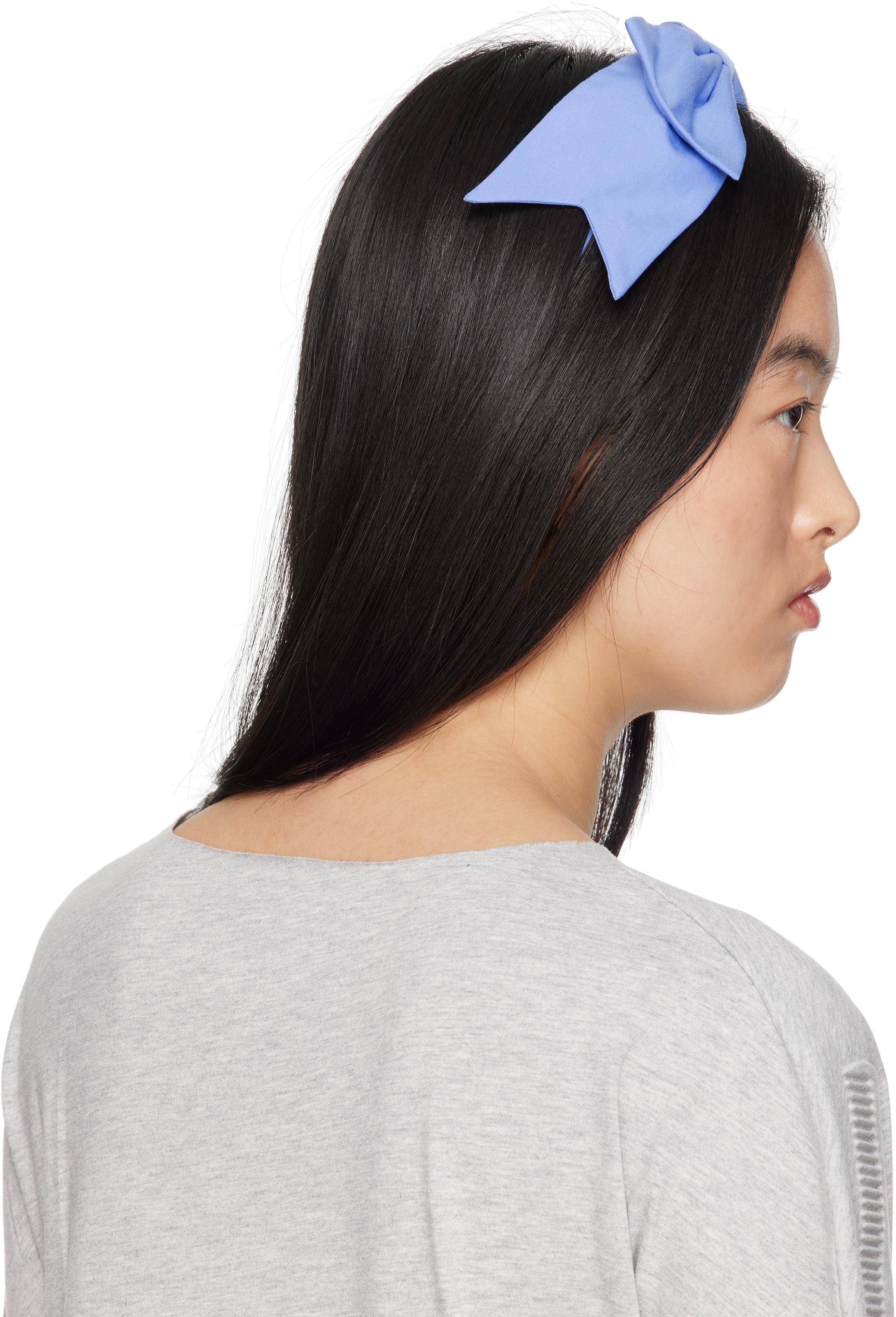 【関税込み】Ashley Williams ブルー リボン カチューシャ Ashley Williams Bow Headband in Blue | Lyst