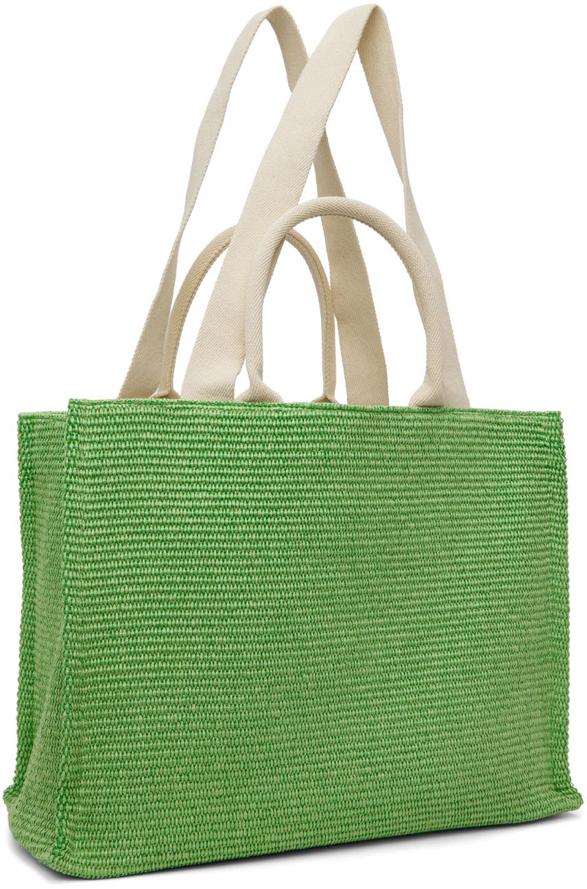 Marni メンズ グリーン ーン ラージ かごトート トートバッグ Marni メンズ グリーン ーン ラージ かごトート トートバッグ