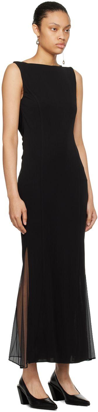 【関税込み】Helmut Lang ブラック Dancer マキシドレス Helmut Lang Dancer Dress |HELMUTLANG.COM