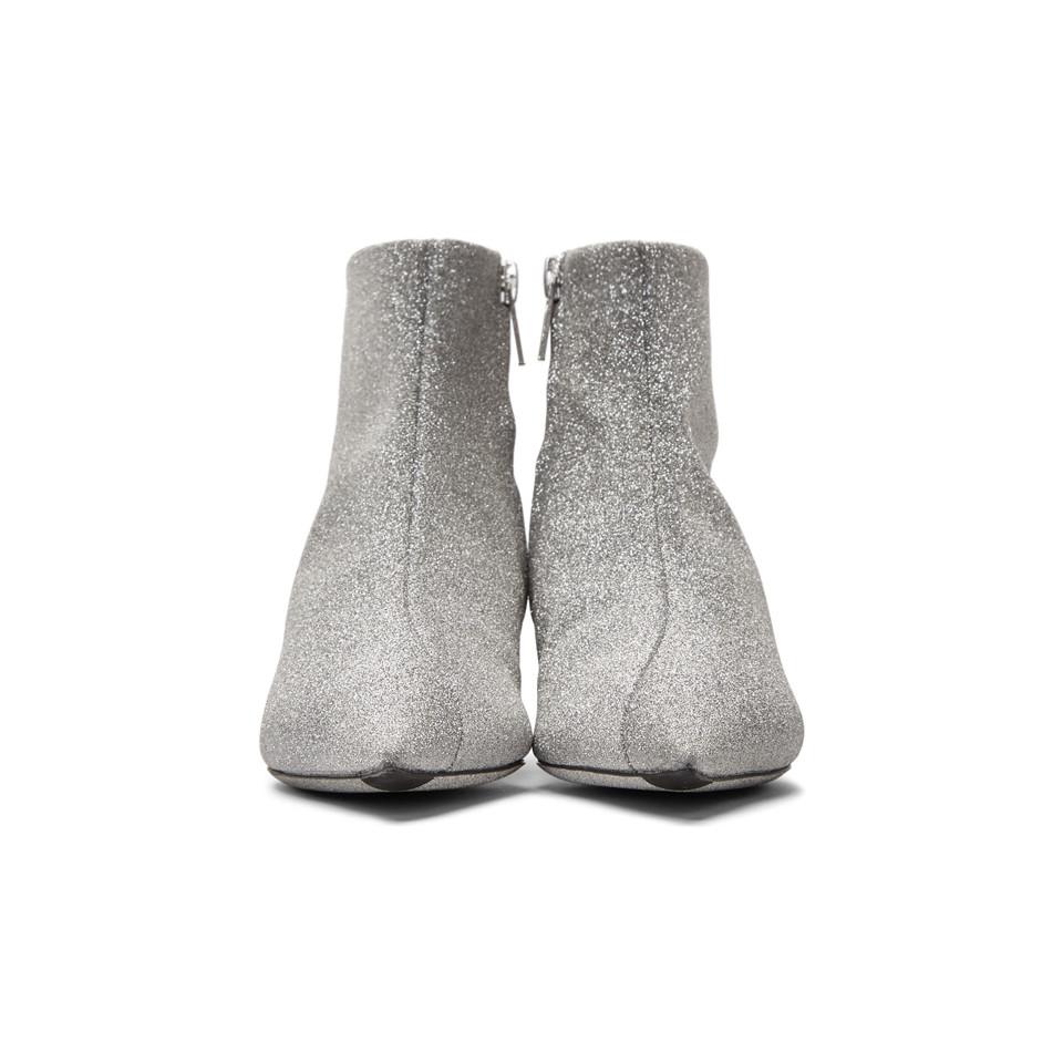 glitter balenciaga boots