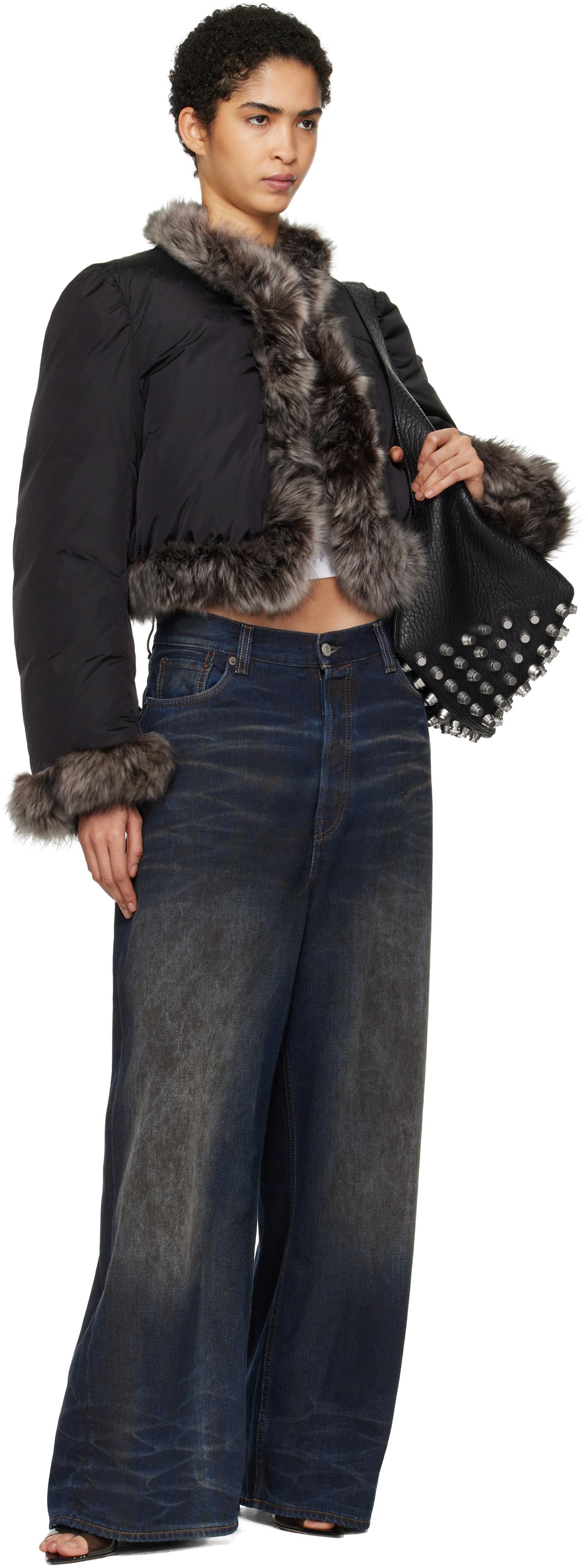 ALEXANDER WANG ブラック デニム レディース ジャケット