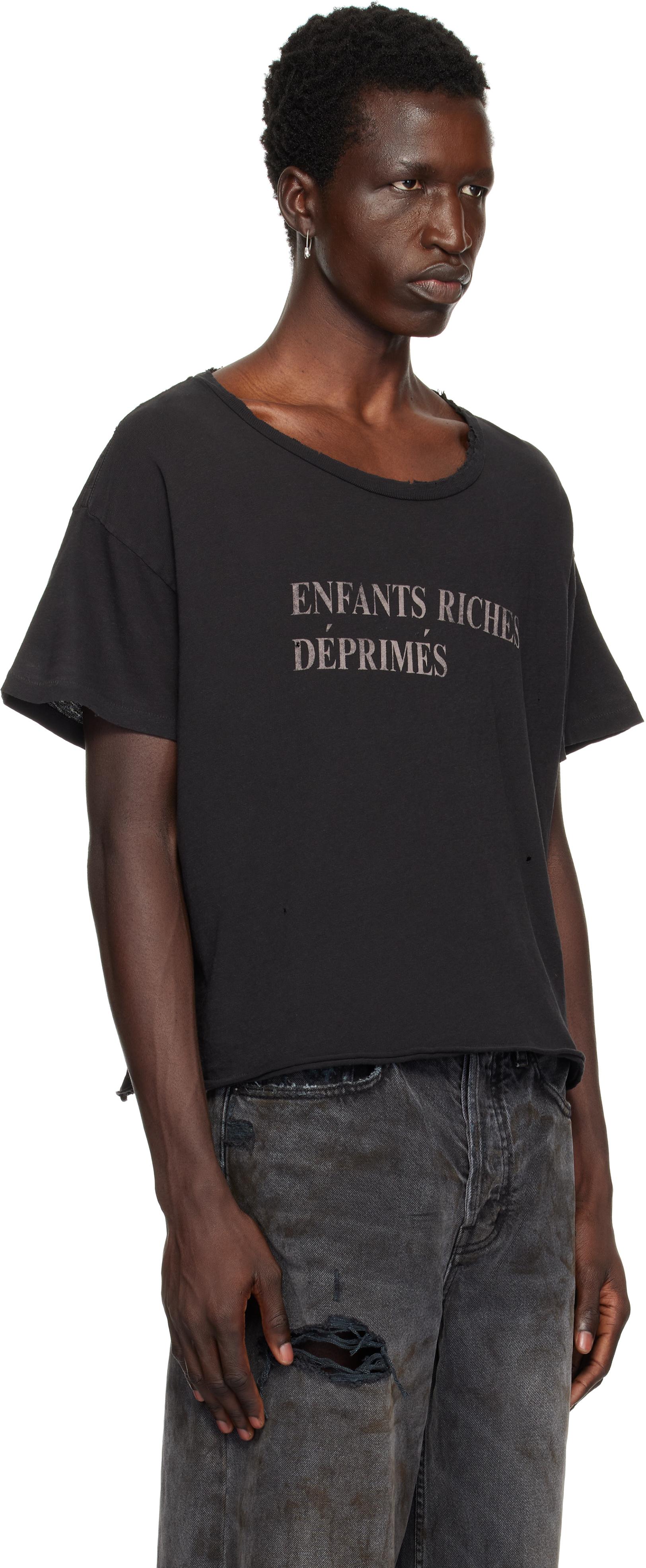 Enfants Riches Deprimes Classic Logo T-Shirt in Black for