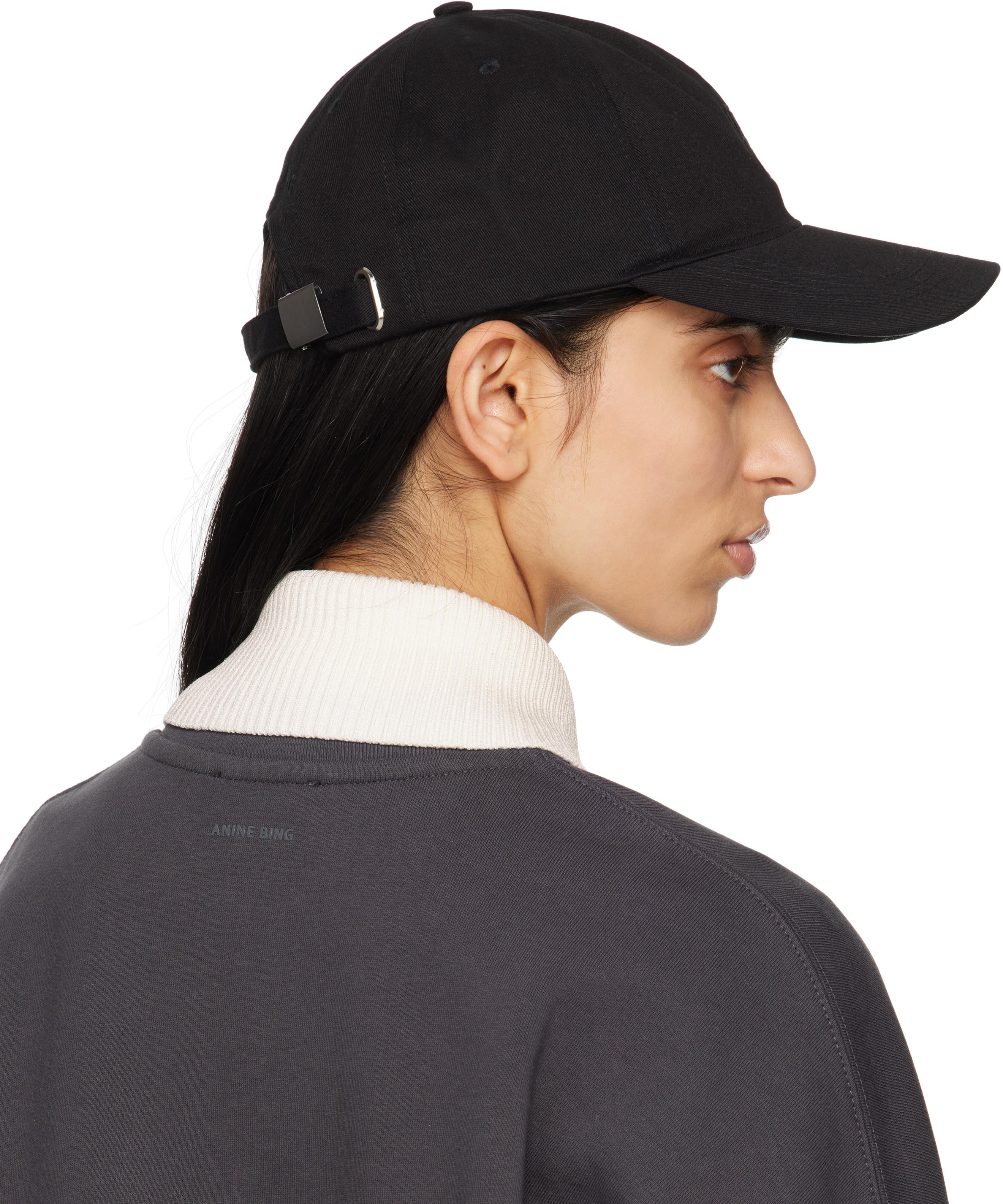 【新品未使用】ANINE BING CAP ブラック ANINE BING Jeremy Baseball Cap - Black