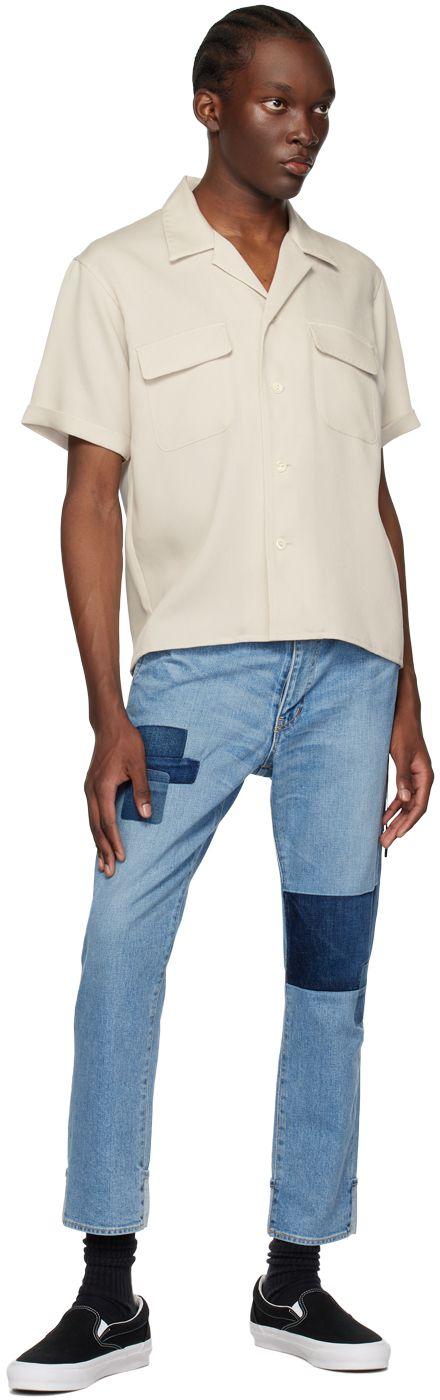 Second/Layer Ssense Exclusive Beige Shirt in Blue for Men | Lyst