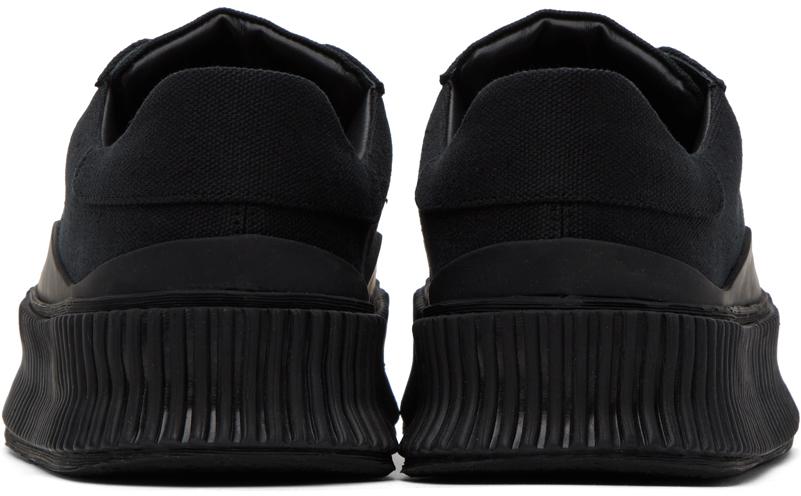 Jil Sander メンズ ブラック プラットフォーム スニーカー Jil Sander メンズ ブラック プラットフォーム スニーカー
