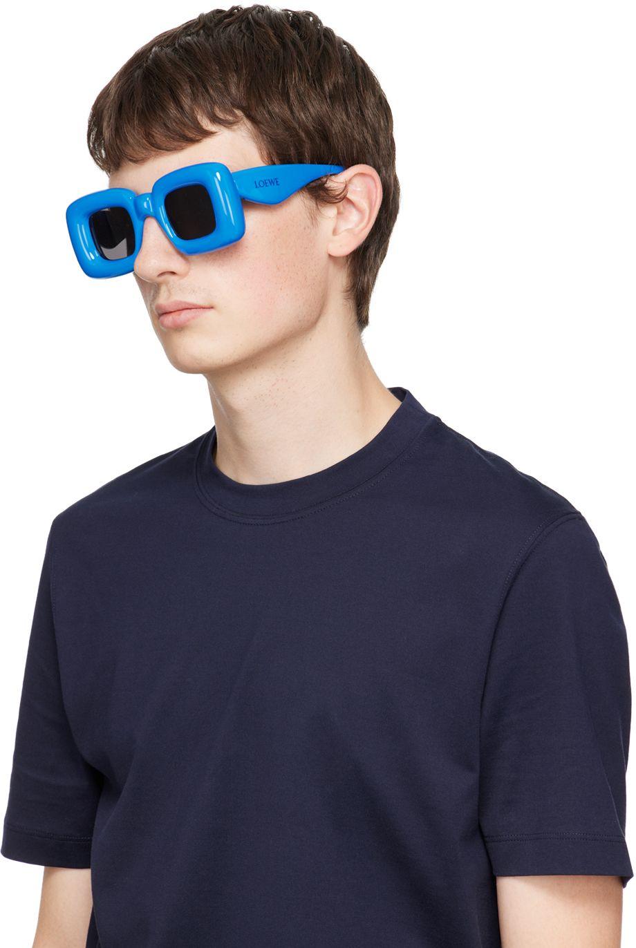 Loewe Inflated Sunglasses in Blue for Men | Lyst