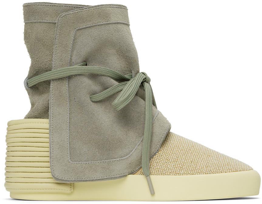 Fear Of God Moc High Sneakers in Green for Men | Lyst