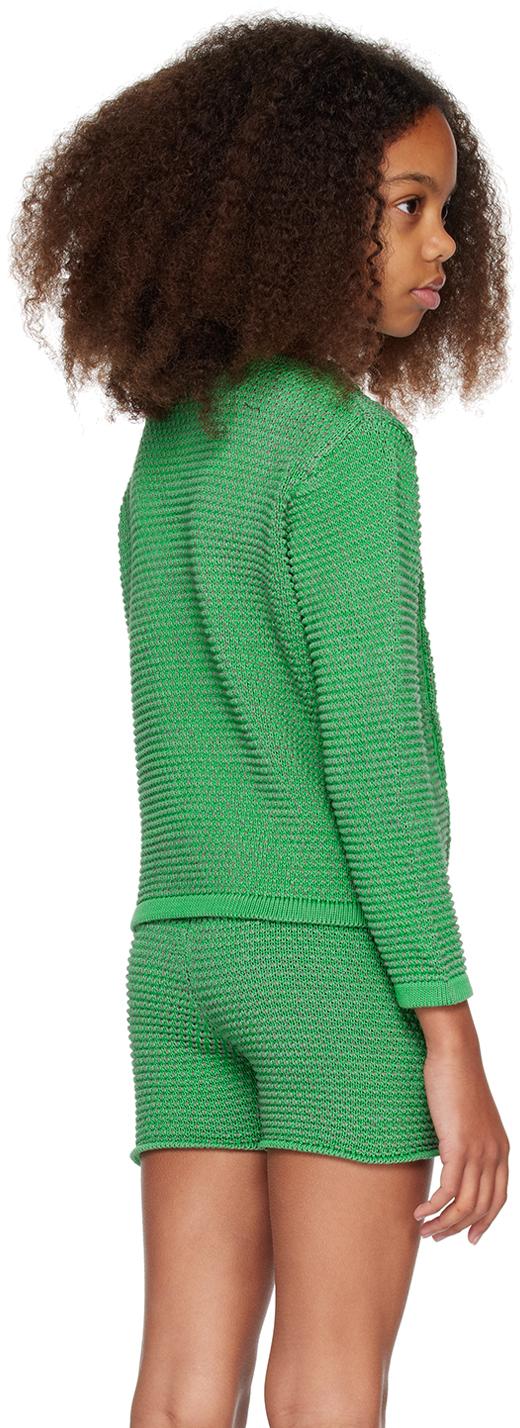 ECKHAUS LATTA クロップドニット XS/S グリーン ECKHAUS LATTA クロップドニット XS/S グリーン