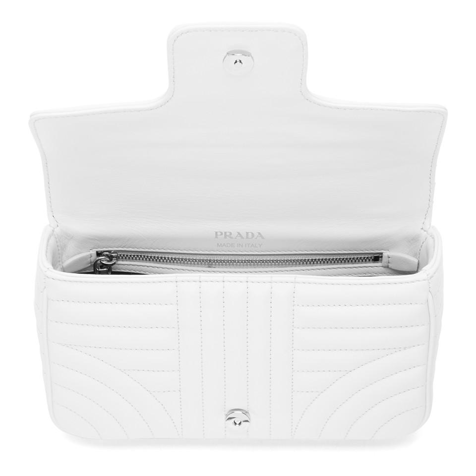 prada white chain bag