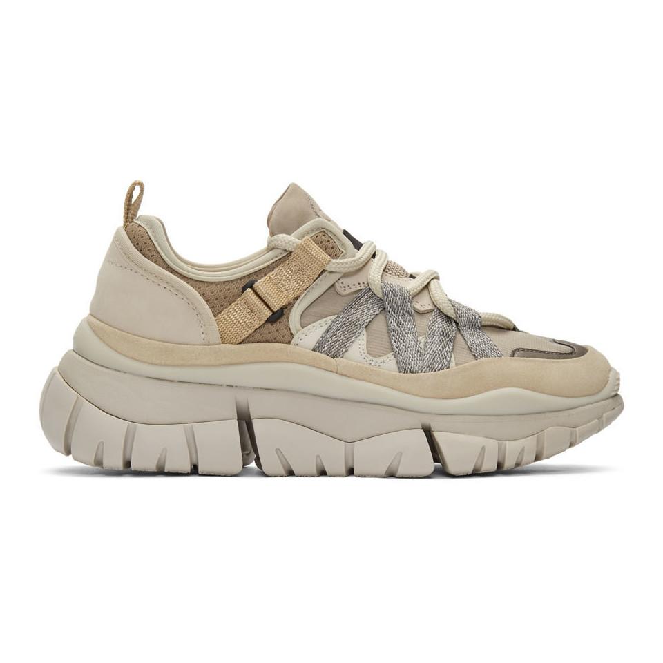 chloe blake sneaker beige