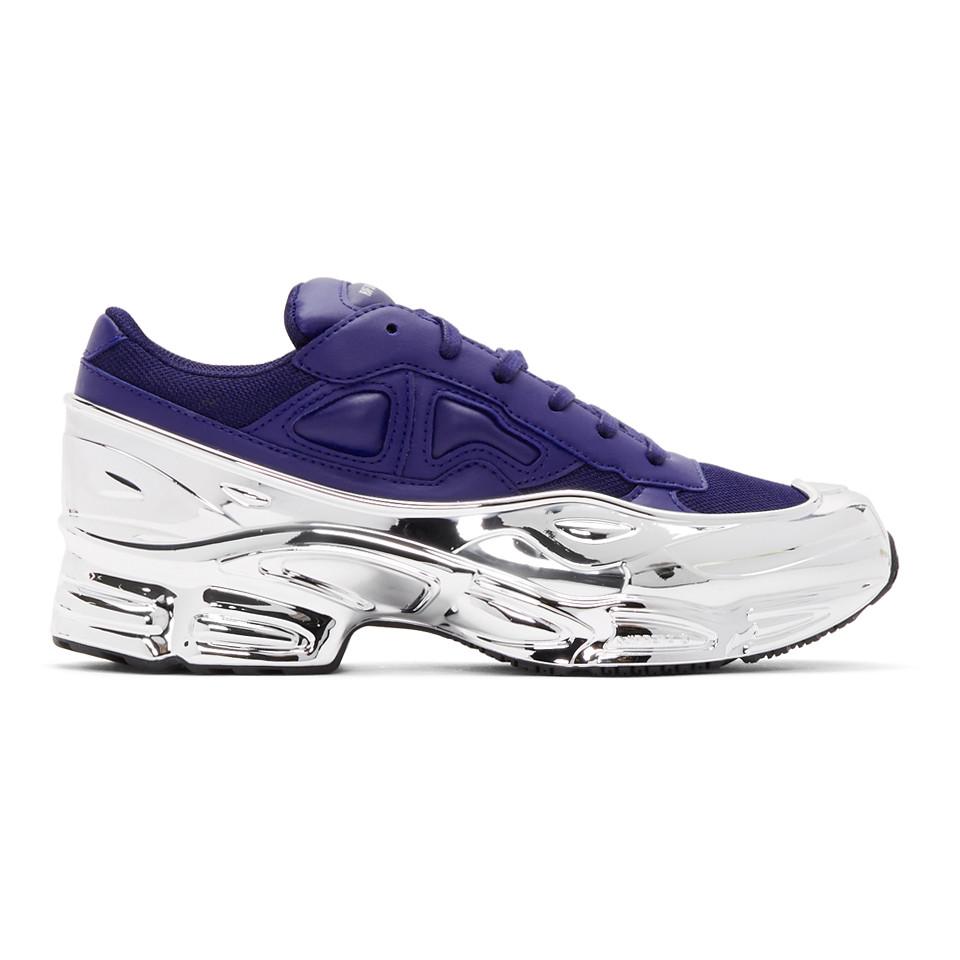 blue and silver raf simons