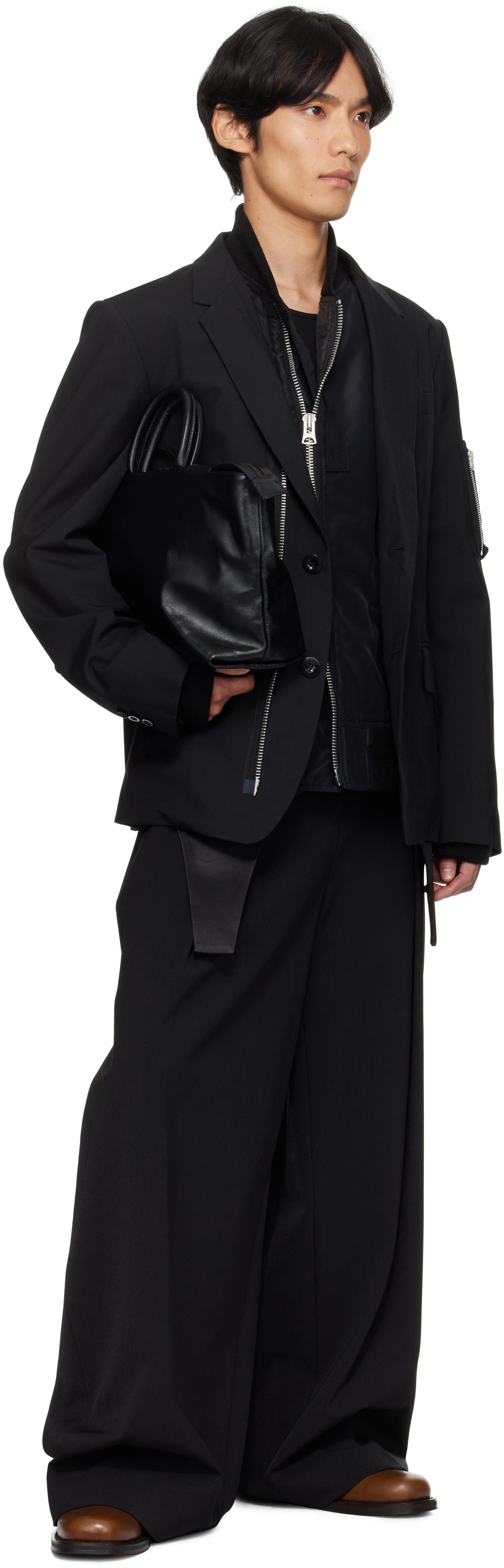 sacai-001-BLACK-Suiting-Blazer