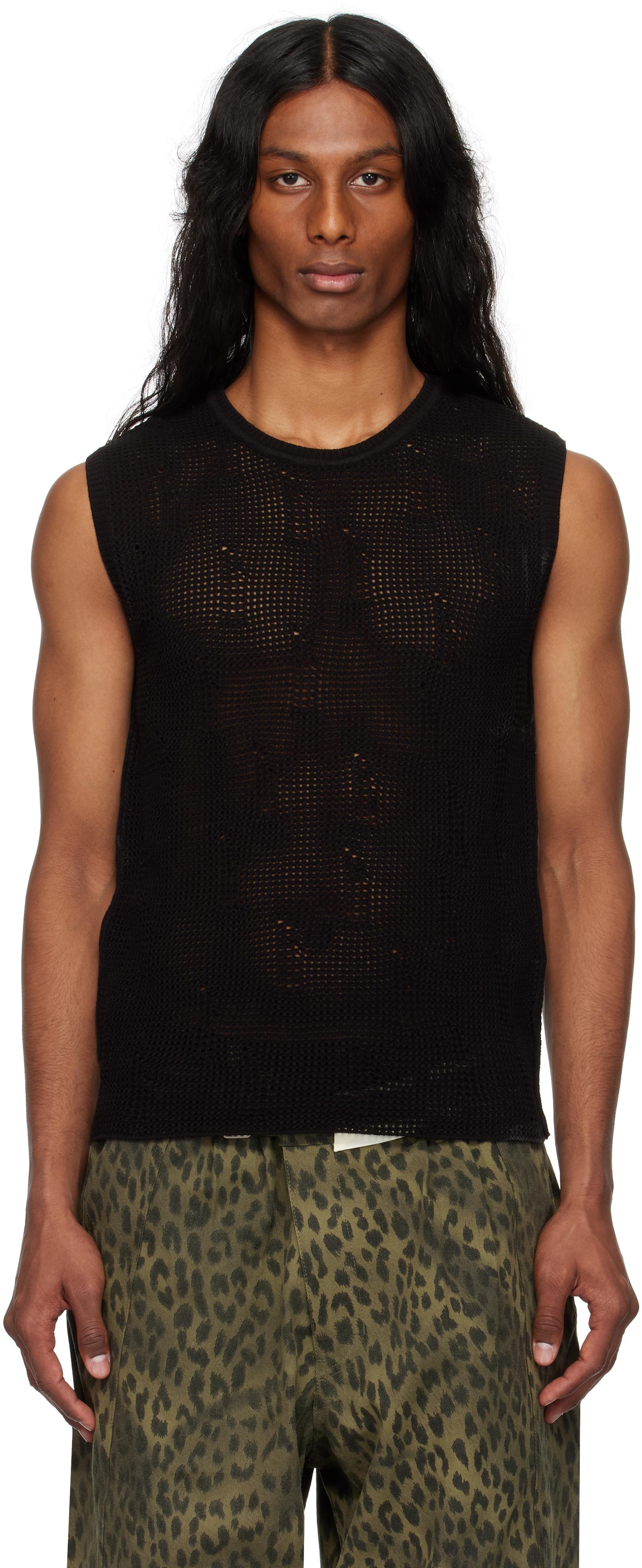 ■ANDERSSON BELL■ Warden Military Sleeveless atb1077mCHARCO ANDERSSON BELL Waden Military Sleeveless Shirt - Black