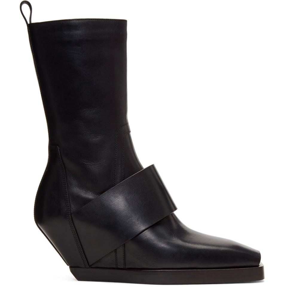 rick owens toad skin boots