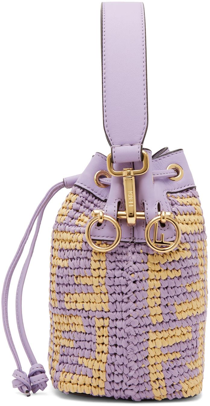 Fendi mon tresor shop bucket bag logo
