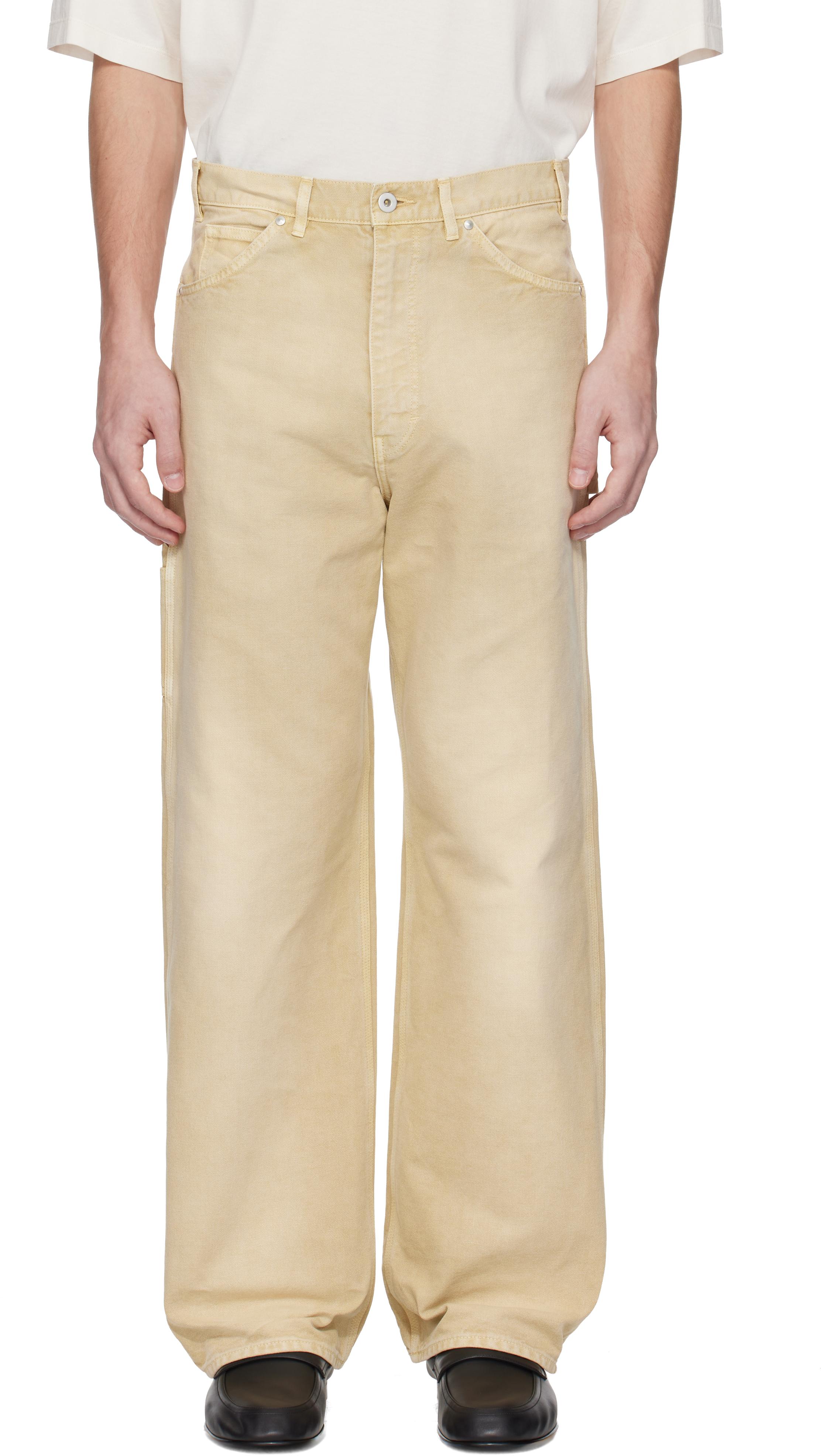 Auralee Organic Cotton Duck Pants Light Beige – Très Bien