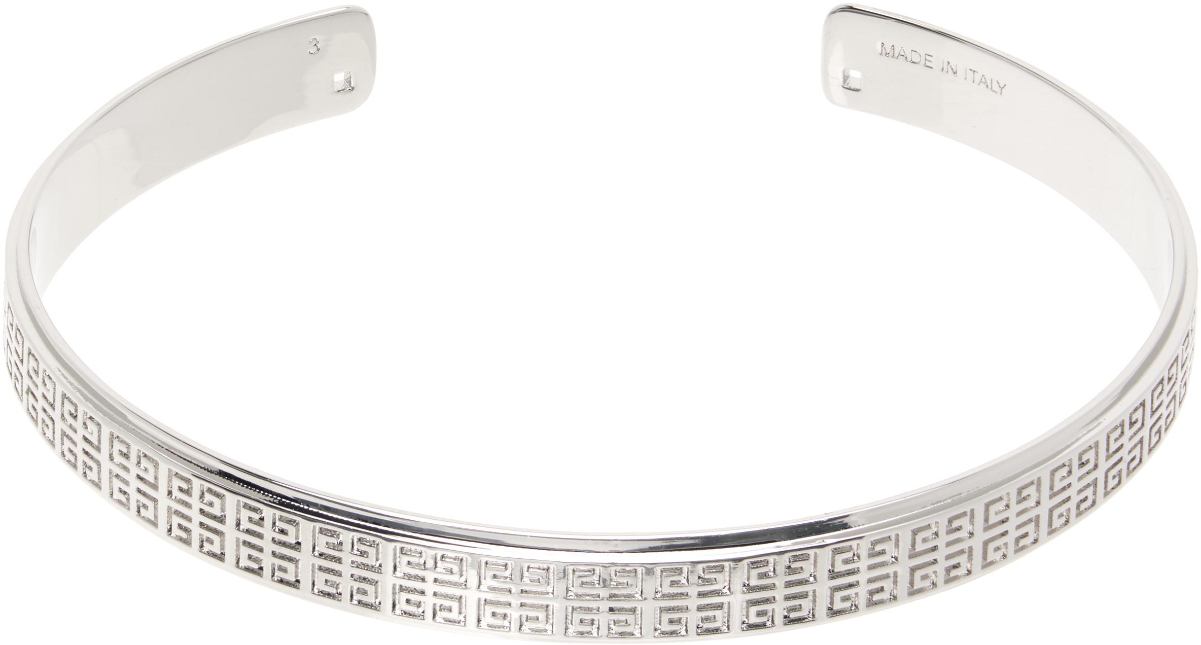 GIVENCHY シルバー ID ブレスレット Silver ID Bracelet by Givenchy on Sale