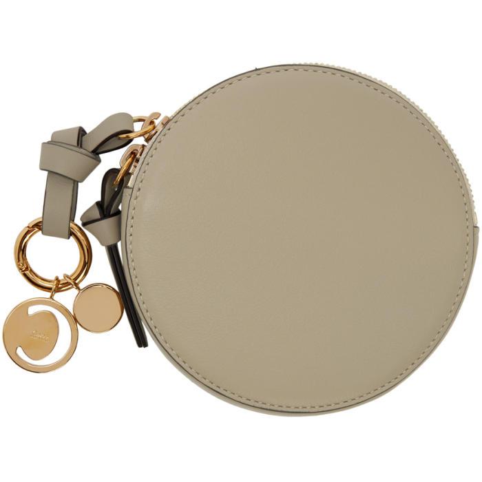 chloe round coin purse