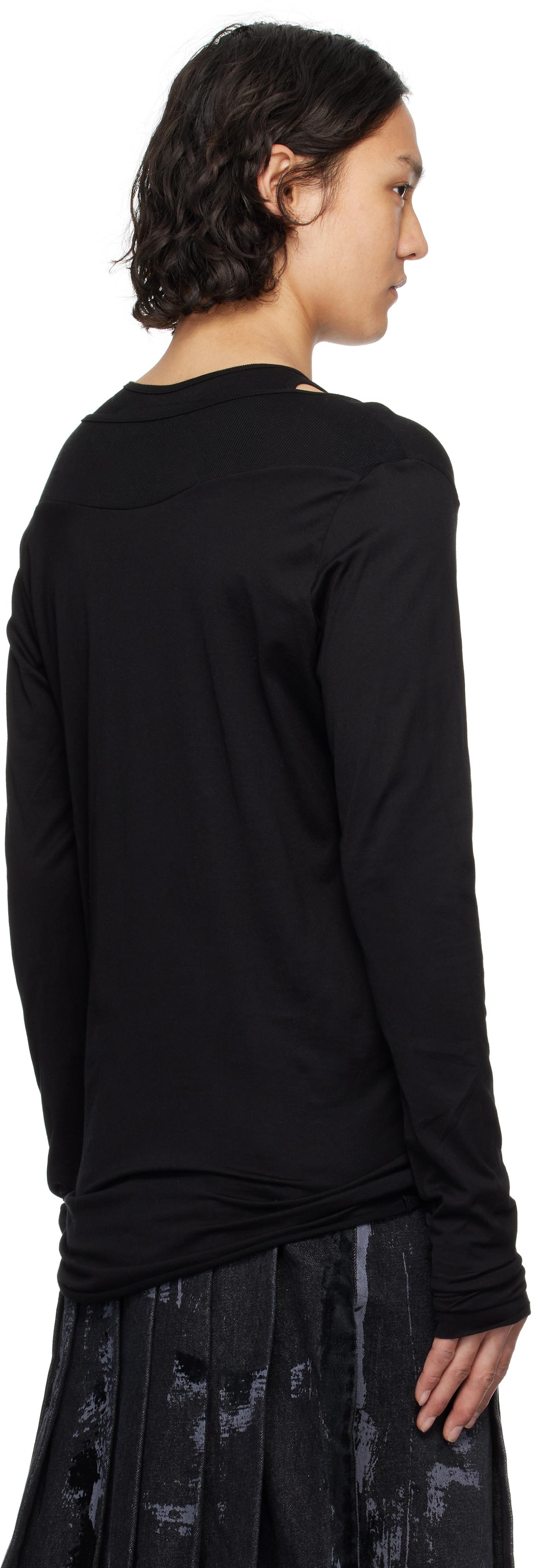 メンズ Julius ブラック Layered Ls Tシャツ ブラック | Lyst