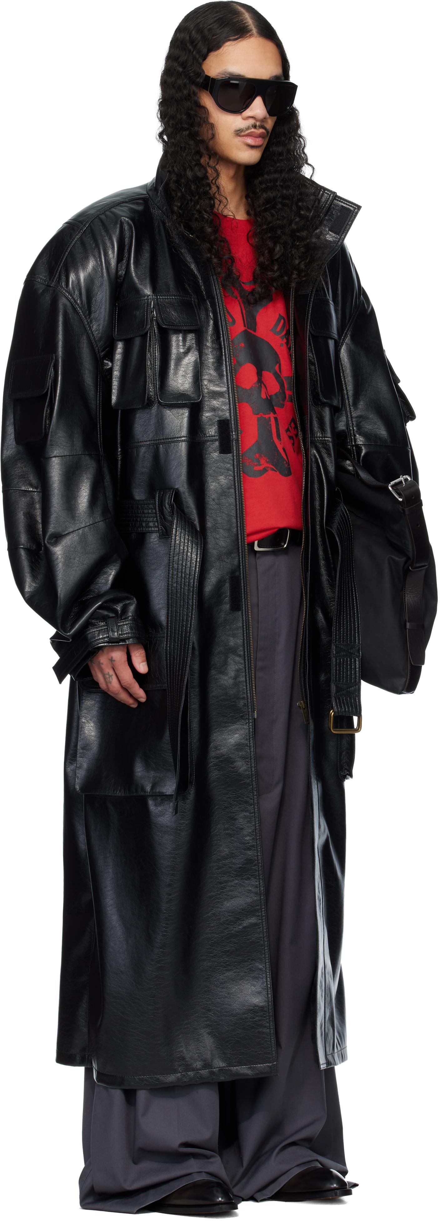 ブラック Lu'u Dan コート メンズ | Lyst