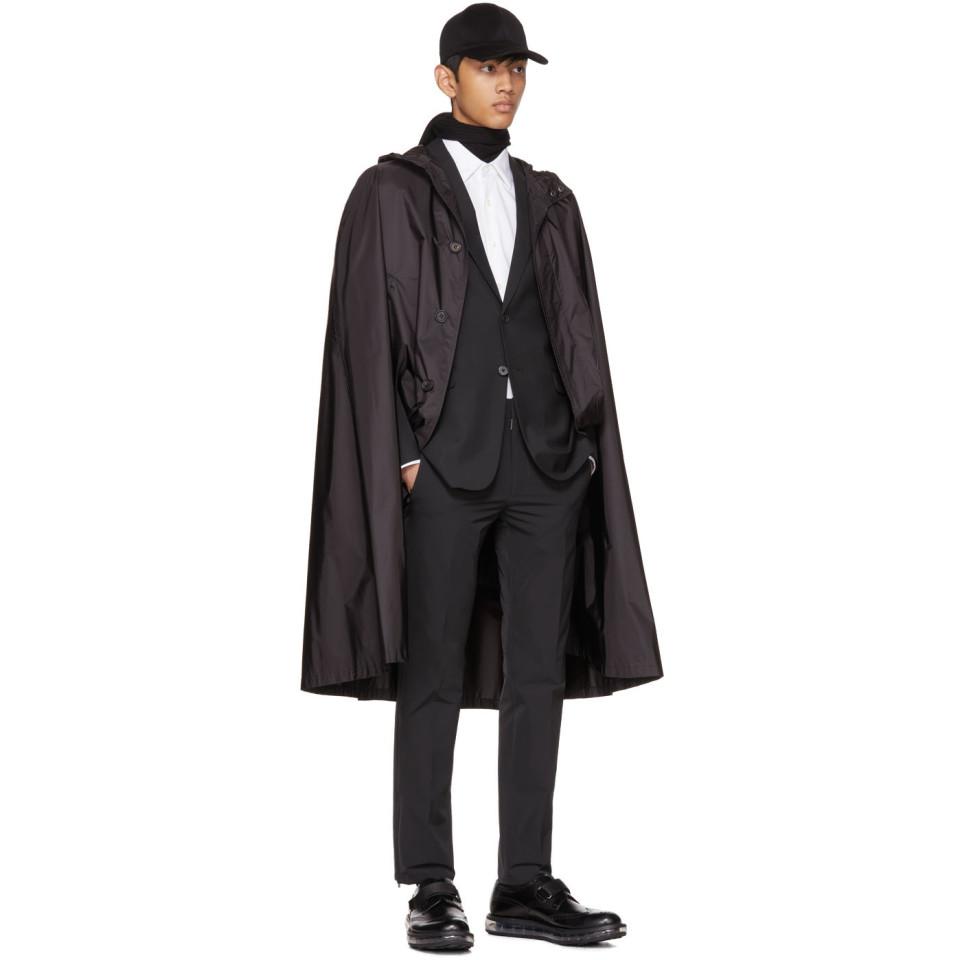 waterproof cape coat