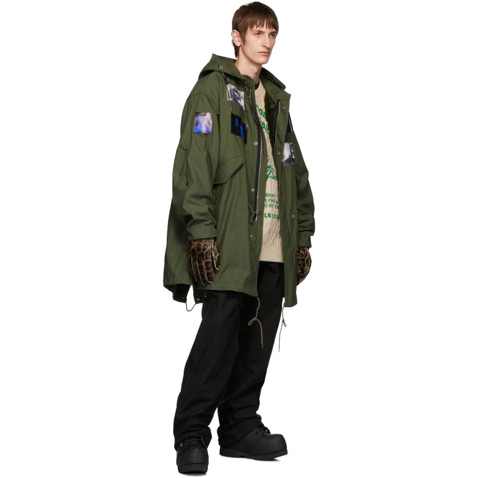 raf simons khaki