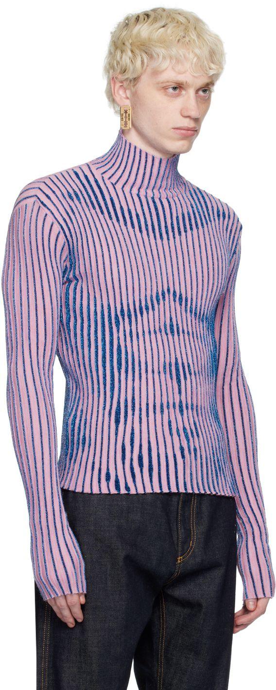 Jean Paul Gaultier Pink Striped Sweater in Purple for Men | Lyst Jean Paul Gaultier Pink Striped Sweater in Purple for Men | Lyst